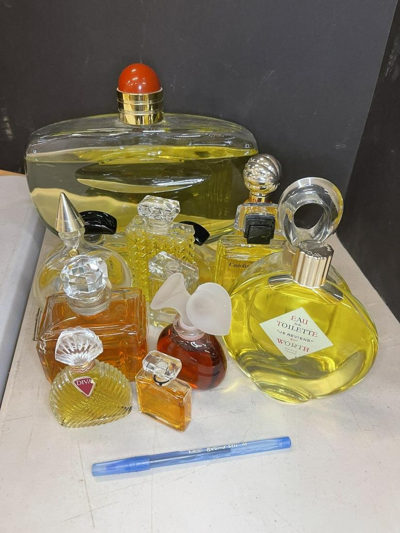 Group of Perfume Bottles incl. Lg. Factice Bottle (1 of 3)