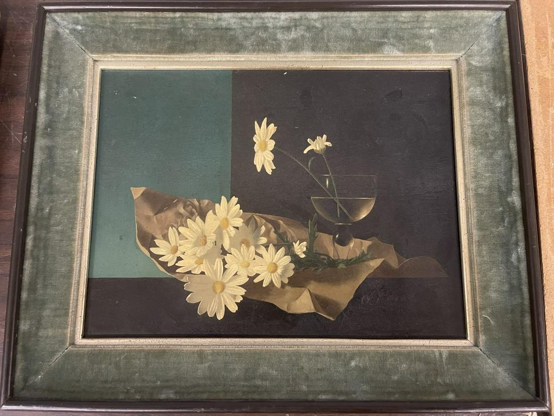 Al Proom Oil on Board Still Life of Flowers (1 of 5)