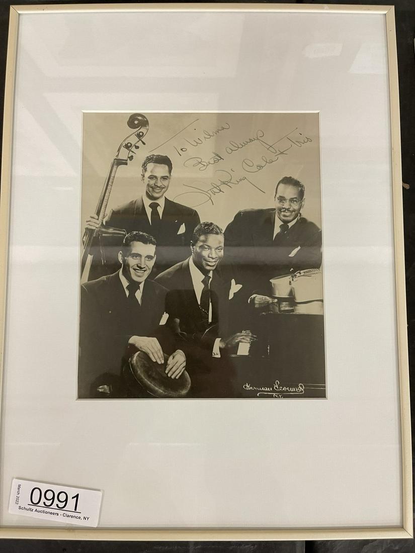 Signed Nat King Cole & Trio Photograph, Framed (1 of 5)