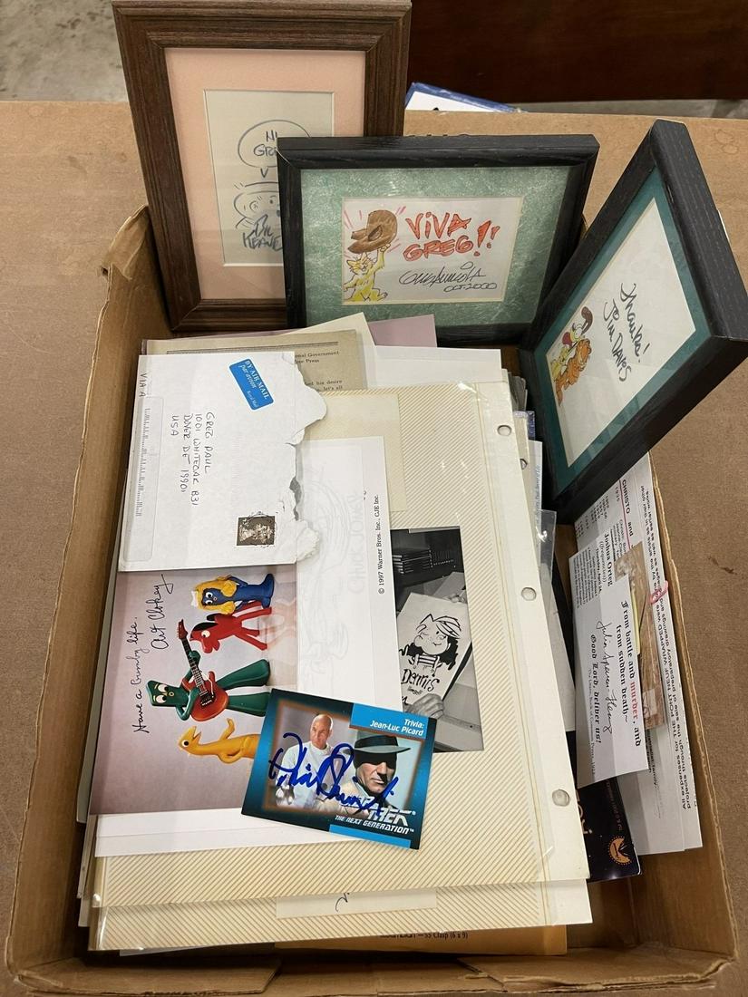 Autographs by Cartoonists incl. Walter Lance, etc (1 of 11)