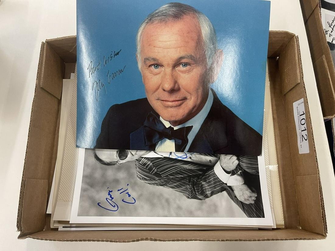 Group of Autographs incl. Johnny Carson (1 of 5)
