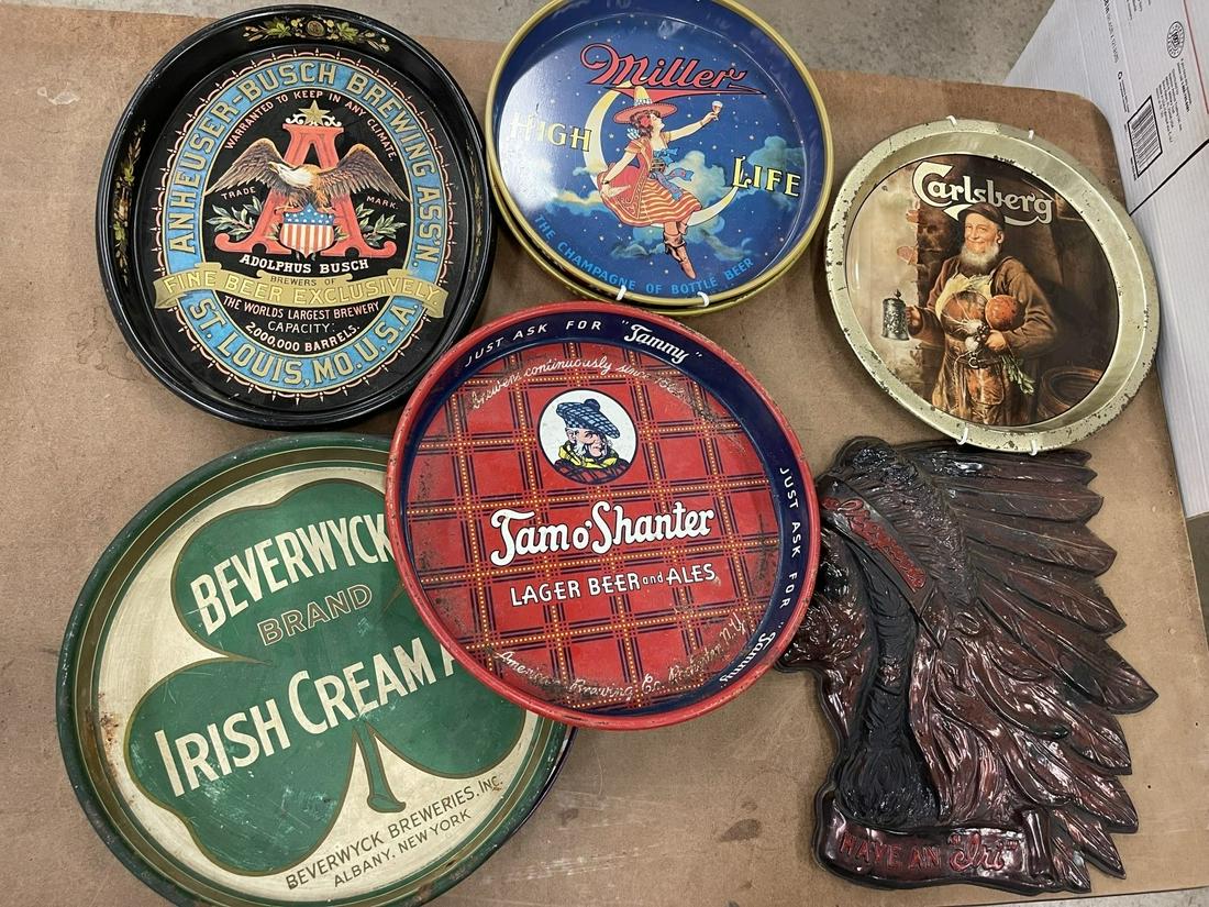 Group of Various Beer Trays (1 of 3)