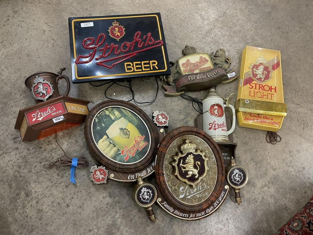 Strohs Beer Signs (1 of 1)