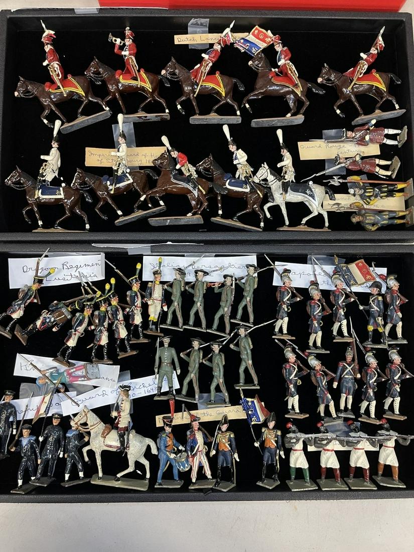 2 Trays of French Toy Soldiers (1 of 8)