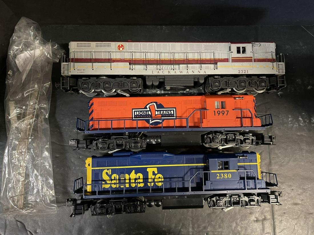 3 Lionel Train Engines incl. Lackawanna 2321 (1 of 9)