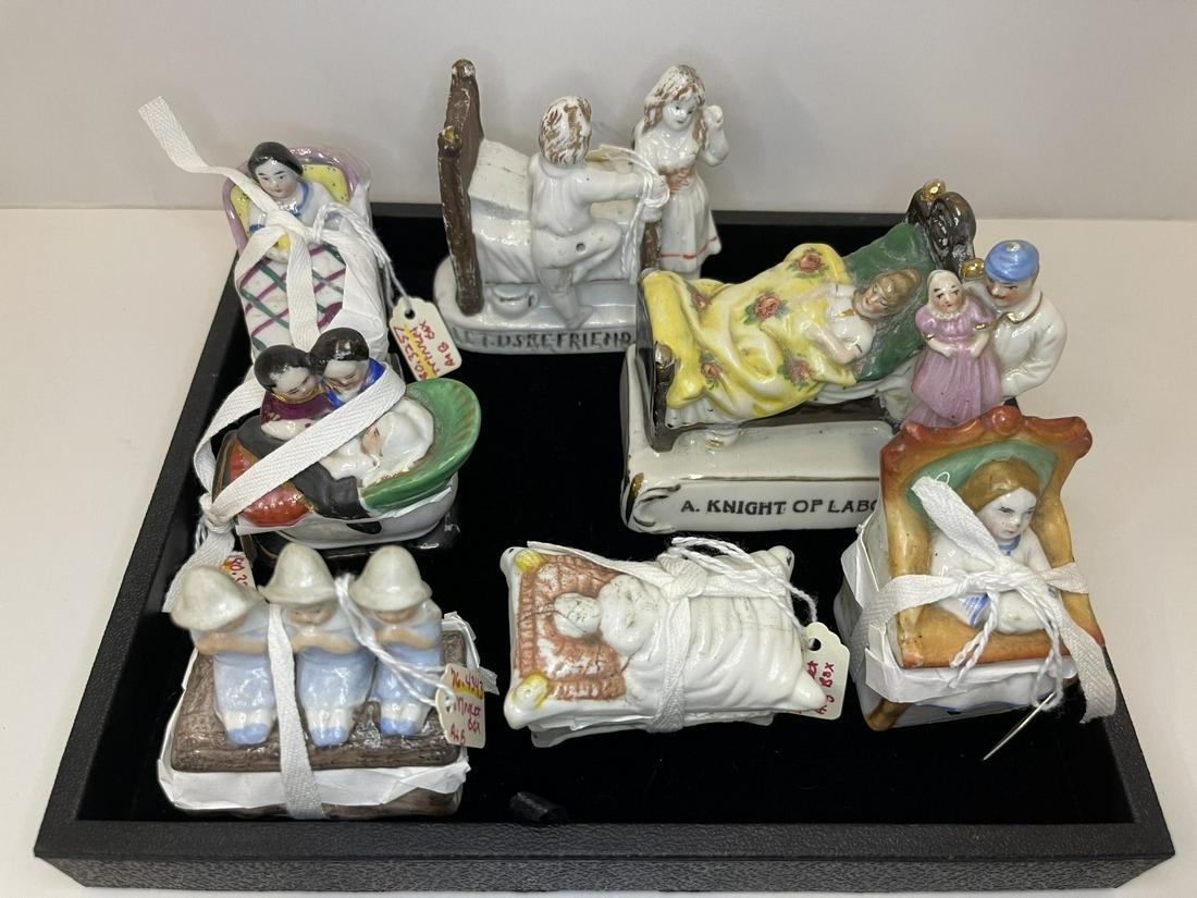 7 Small Staffordshire Figures (1 of 8)