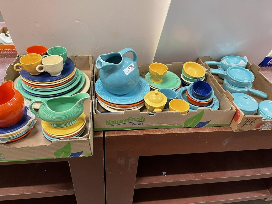 Large Lot of Fiesta Ware Mar 05, 2022 Schultz Auctioneers in NY
