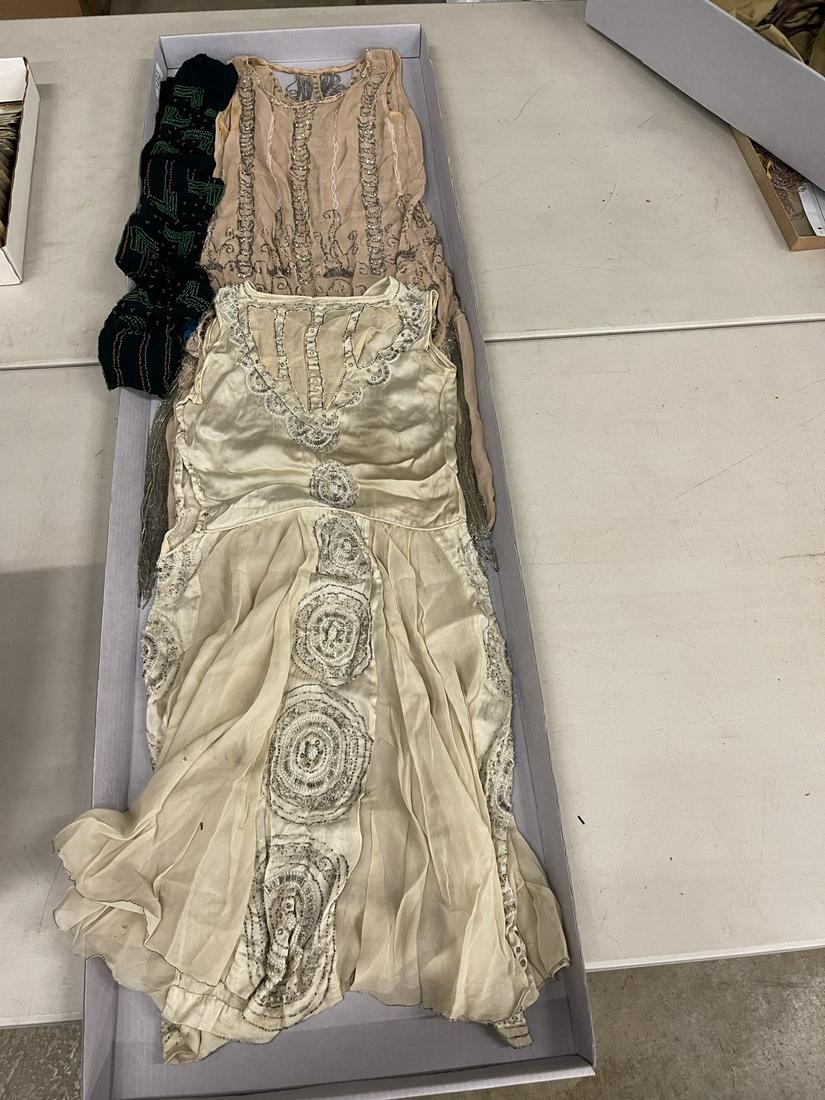 Vintage Dresses w/ Bead Work, Extra Beads etc (1 of 6)