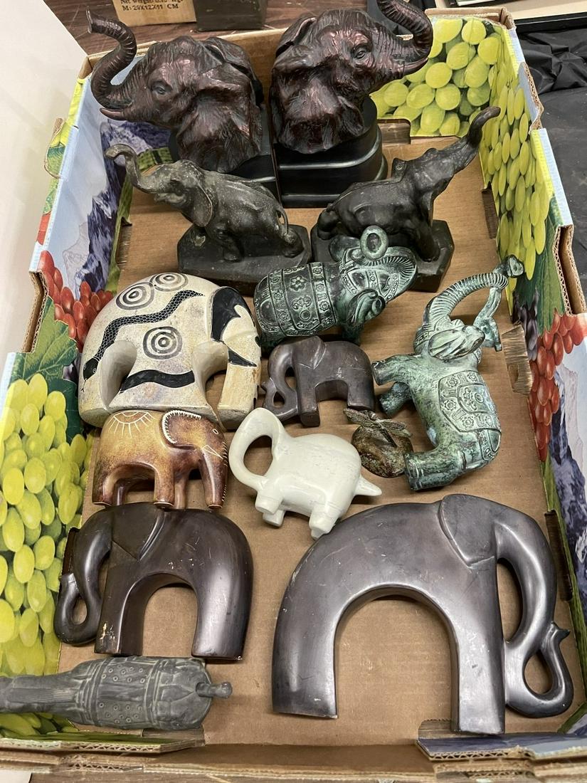 Collection of Elephants incl. Stone Carvings, etc (1 of 1)