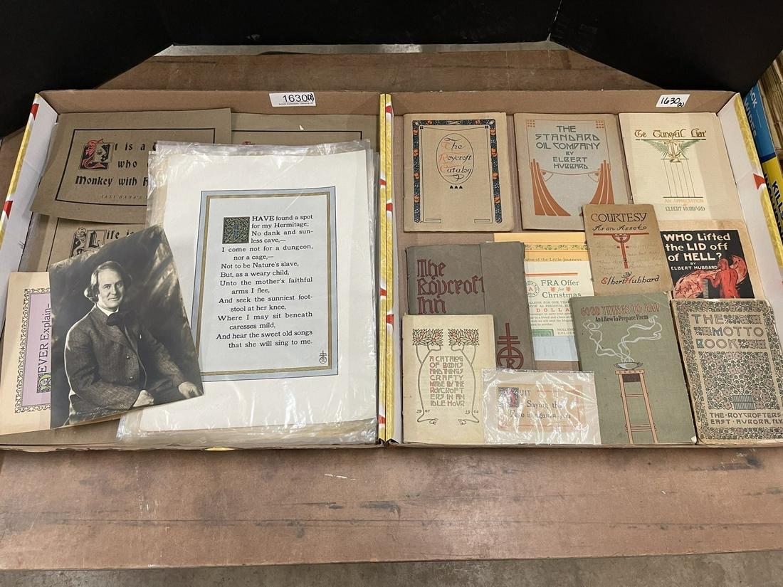 Roycroft Hand Illuminated Mottos, Catalogs, etc (1 of 3)