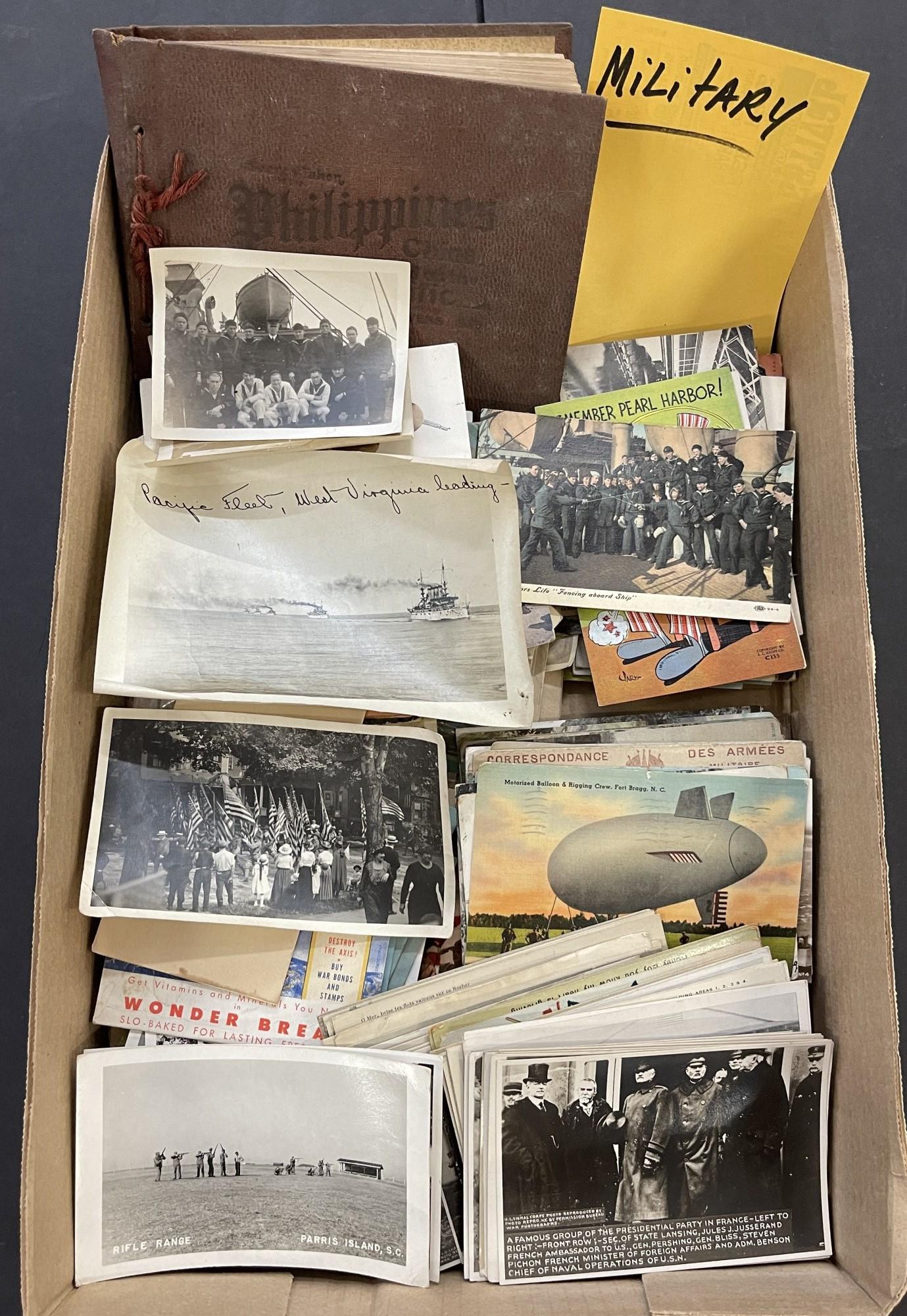 Lot of Mostly Military Postcards & Photo Cards (1 of 10)