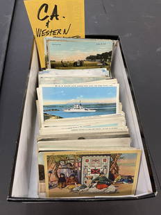 Group of California and Western Postcards: Group of California and Western Postcards incl Photo Cards, Native American etc -