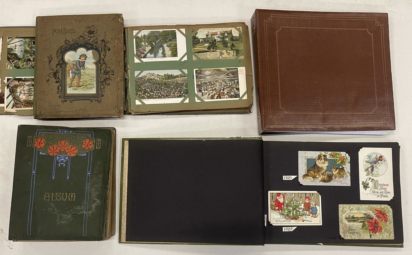 Postcard Albums incl. Holiday, California, etc (1 of 18)