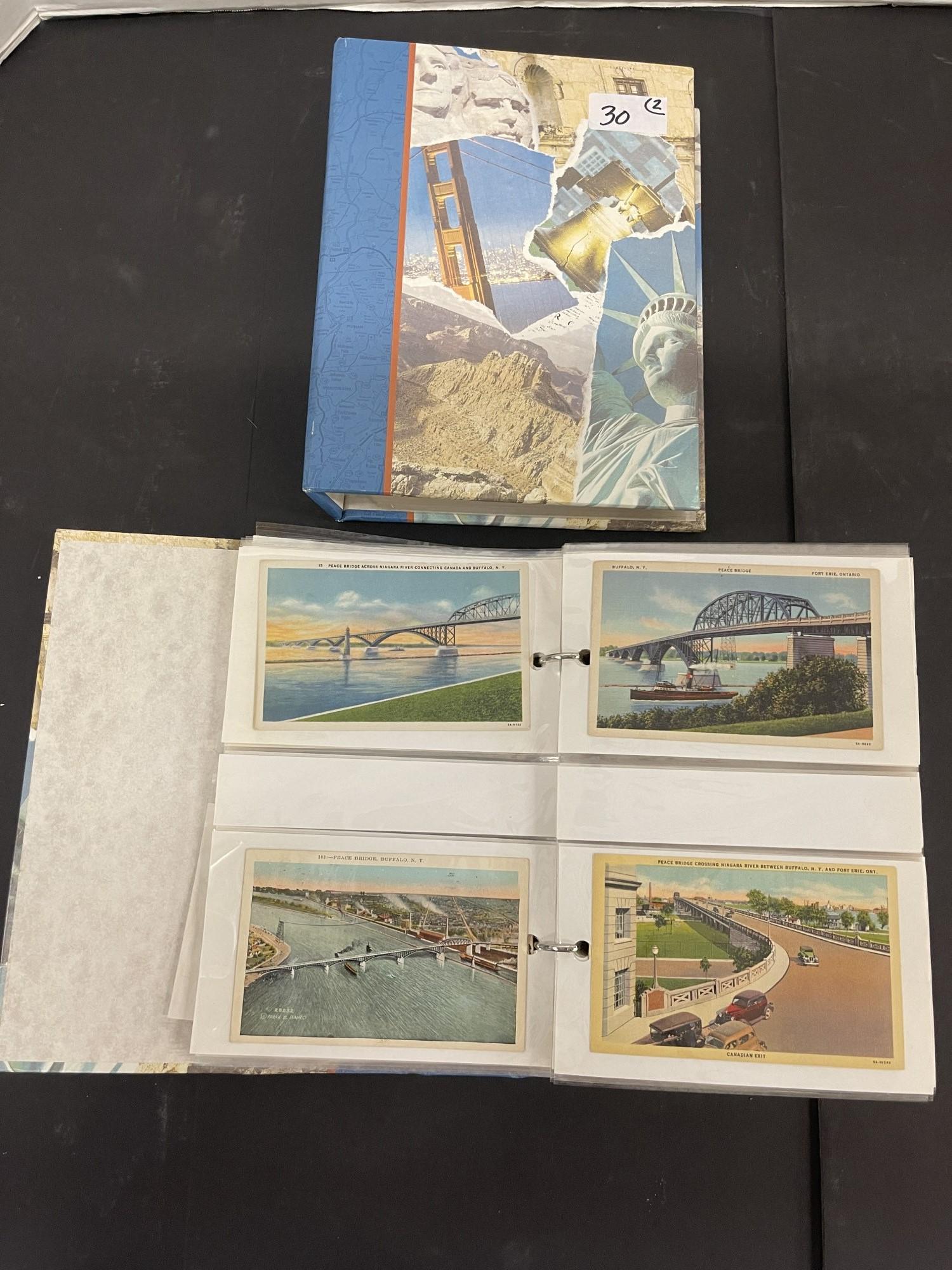 2 Albums w/ Early Buffalo NY Postcards (1 of 6)