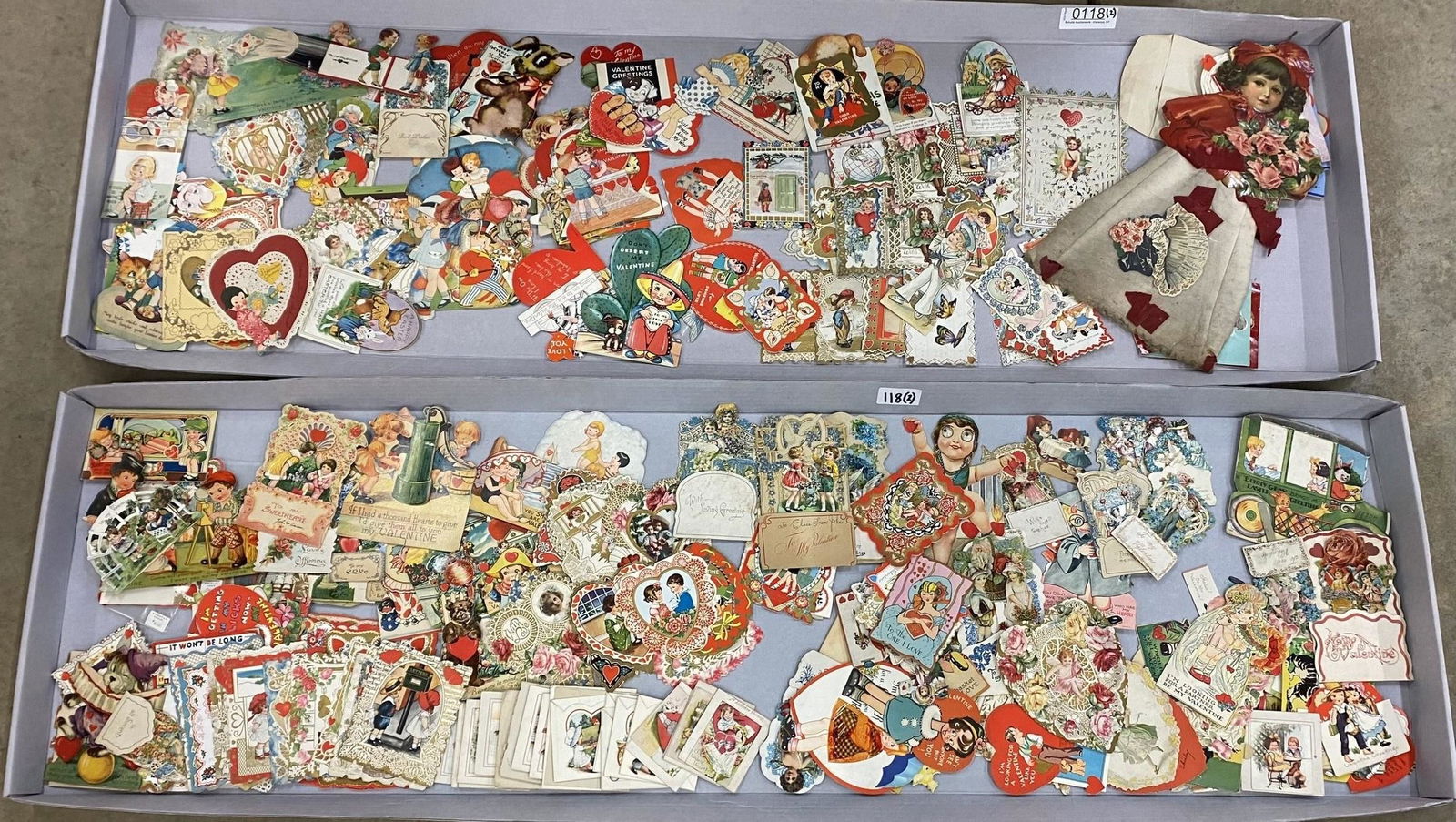 Large Group of Valentine Cards 1900s-1950s (1 of 13)