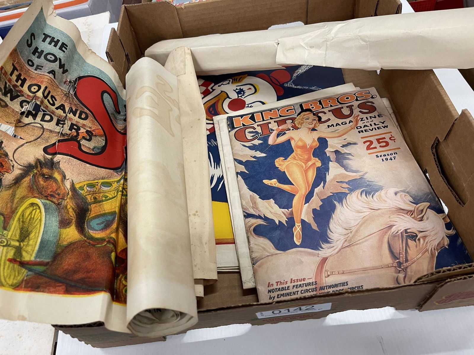 Group of Circus Posters incl Seils Terling Circus (1 of 8)