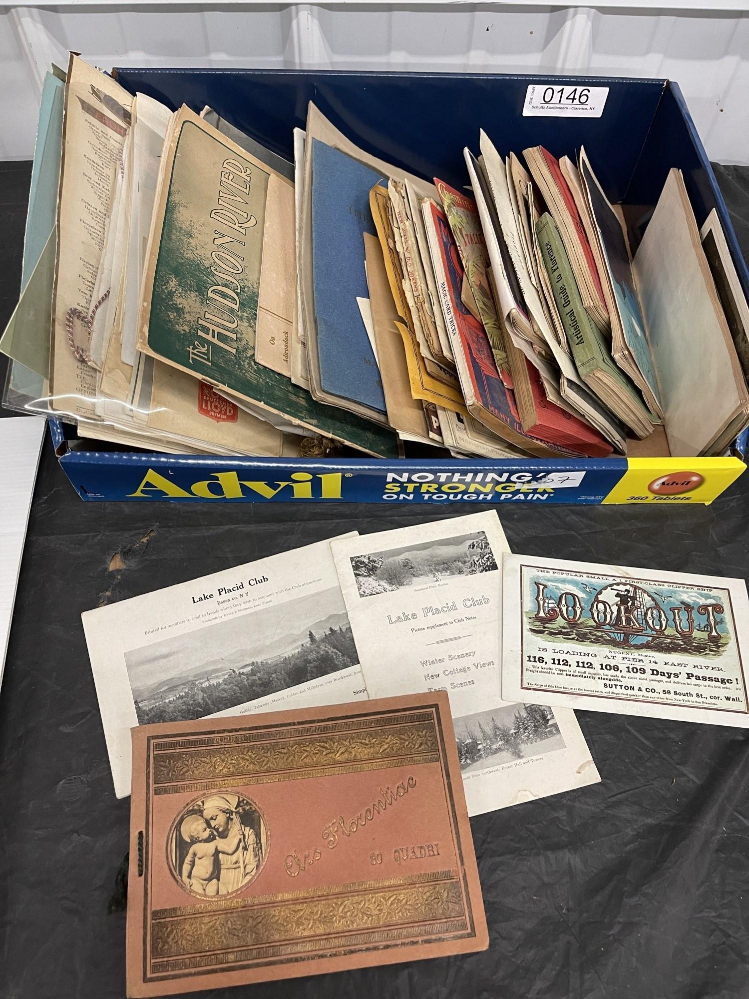 Ephemera Lot incl. European City Guides, etc (1 of 5)