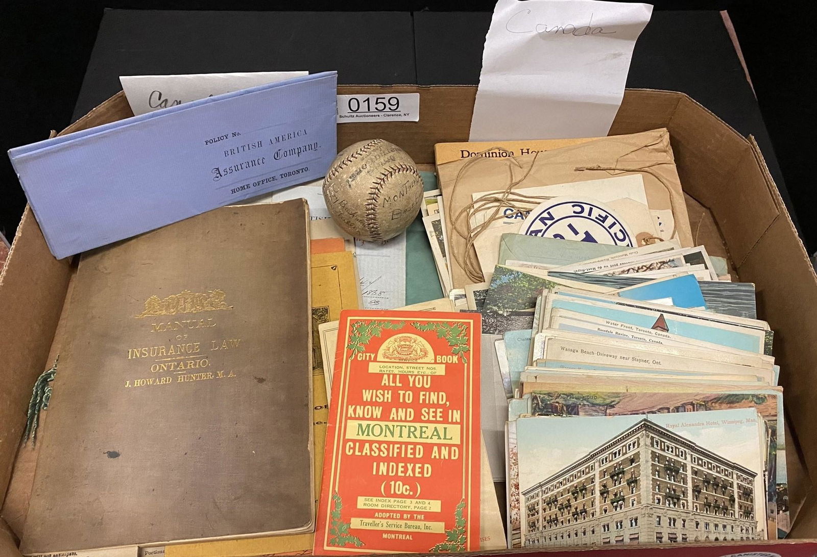 Canadian Ephemera Lot incl. Postcards, etc (1 of 12)