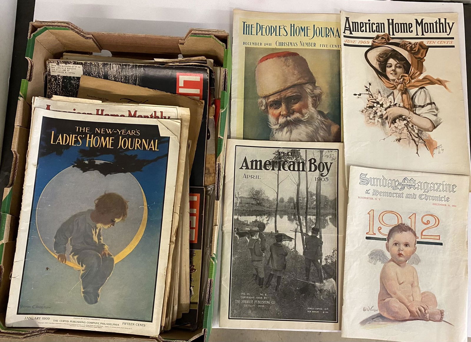Magazine Lot incl. Early 1900s Good Literature (1 of 5)