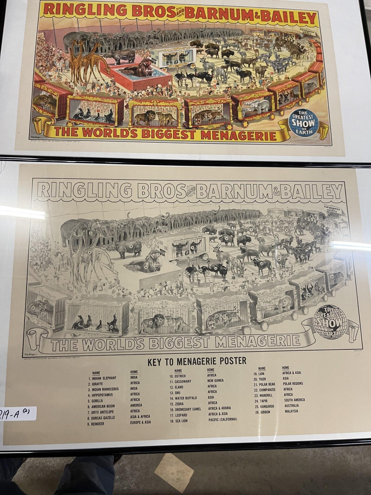 2 Posters incl. Ringling Bros Circus 1944 (1 of 3)