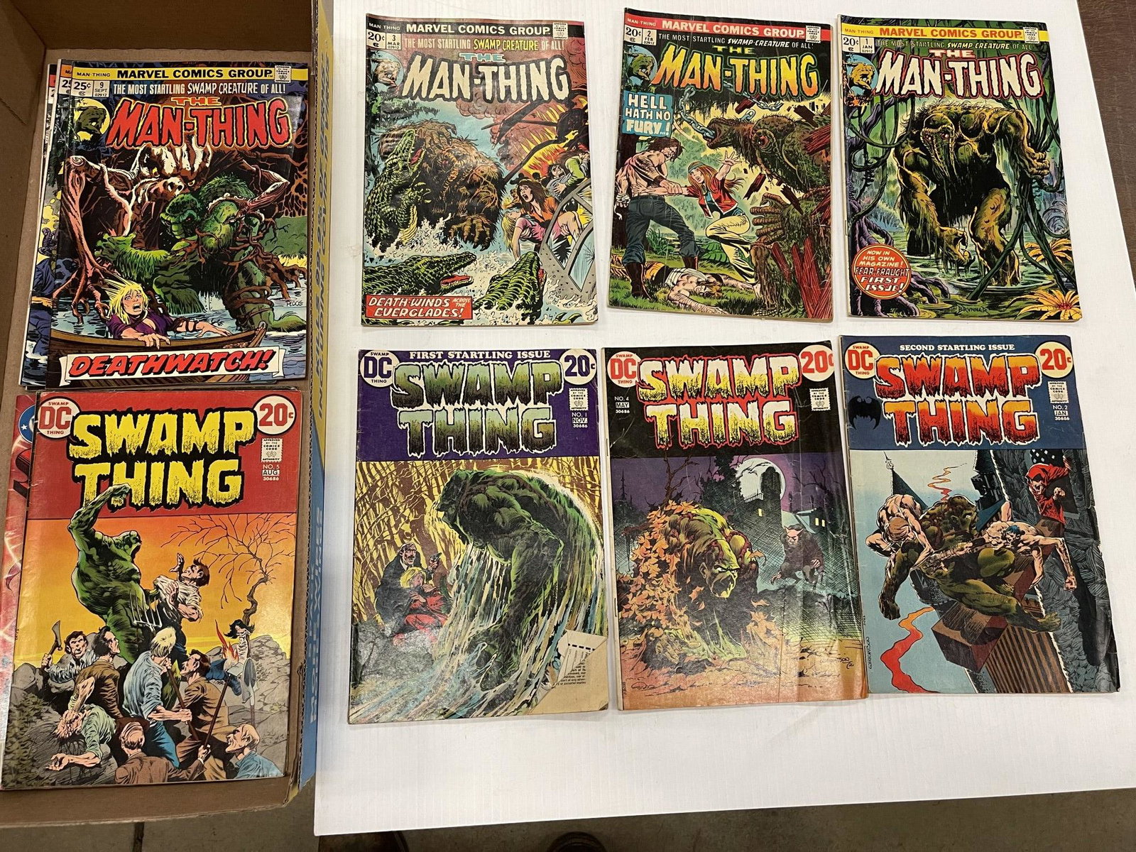 DC Swamp Thing & Marvel The Man Thing #1 Comics (1 of 3)