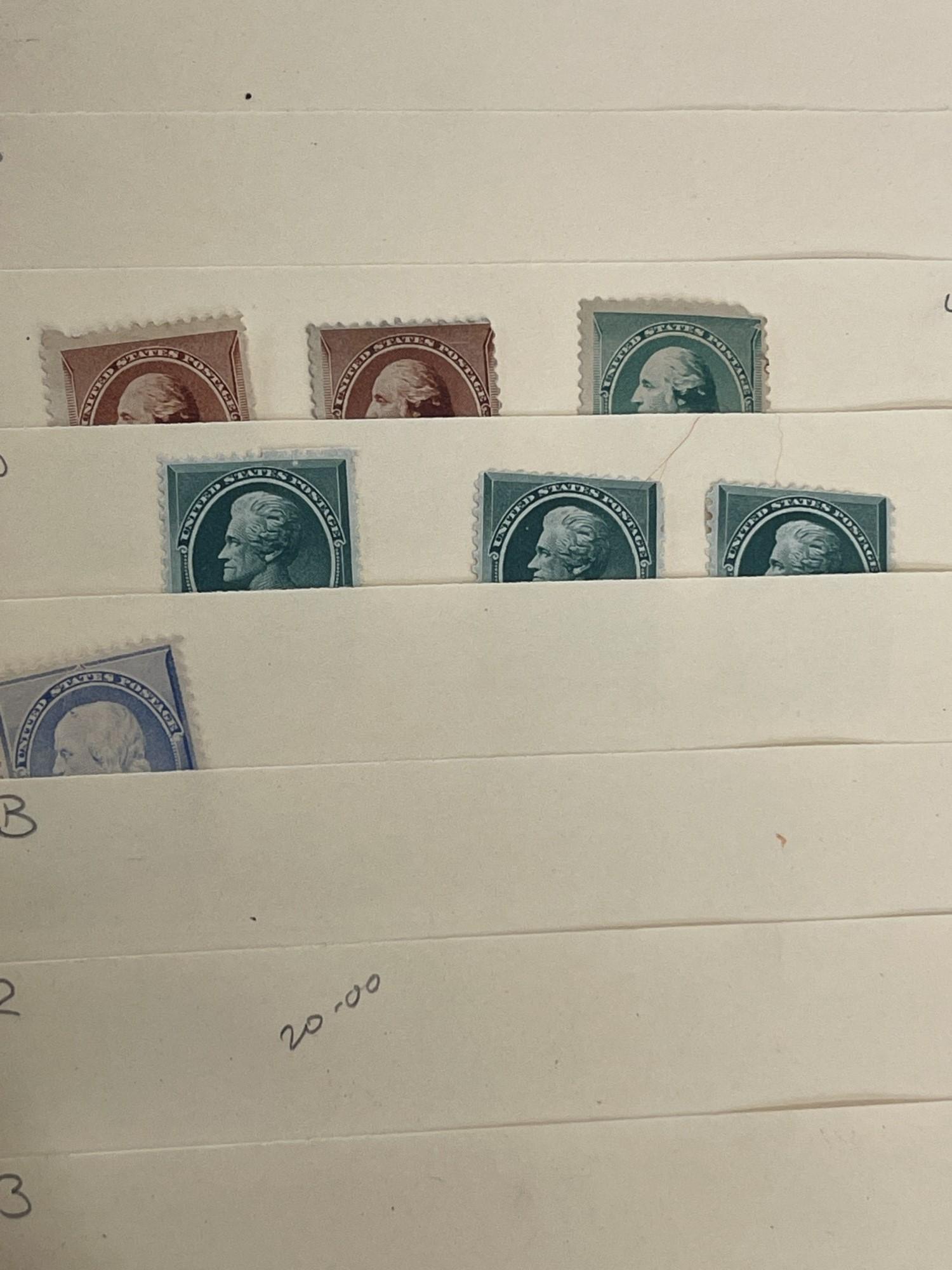 Stock Book Of U.S. Stamps (1 of 17)