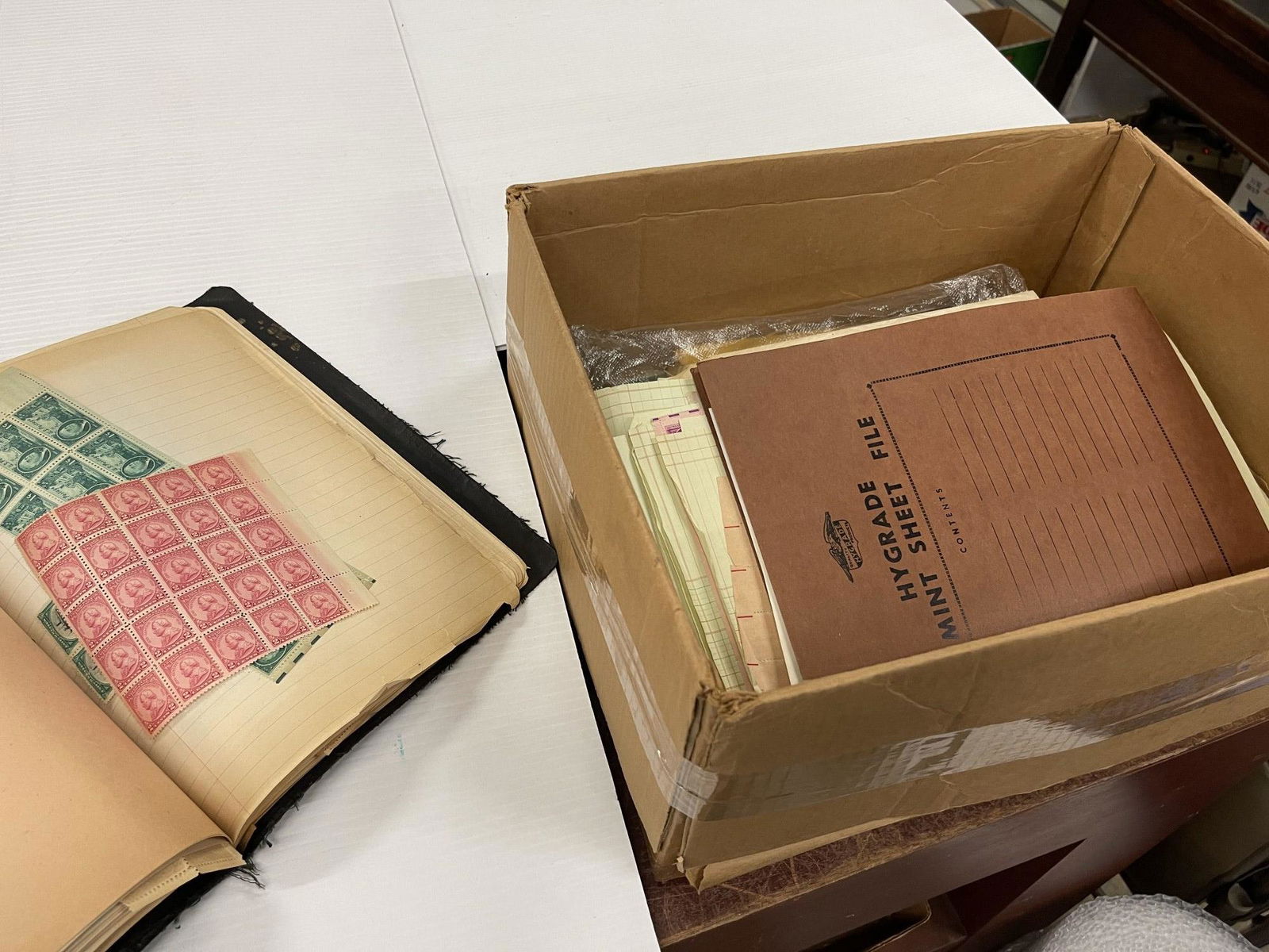 Box of Mostly U.S. Mint Sheets (1 of 20)