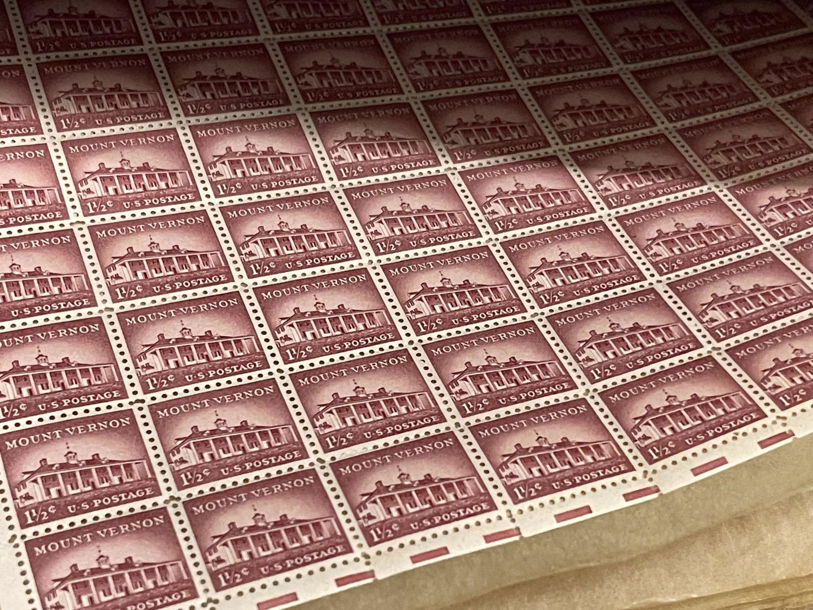 Box of Full US Mint Sheets (1 of 14)