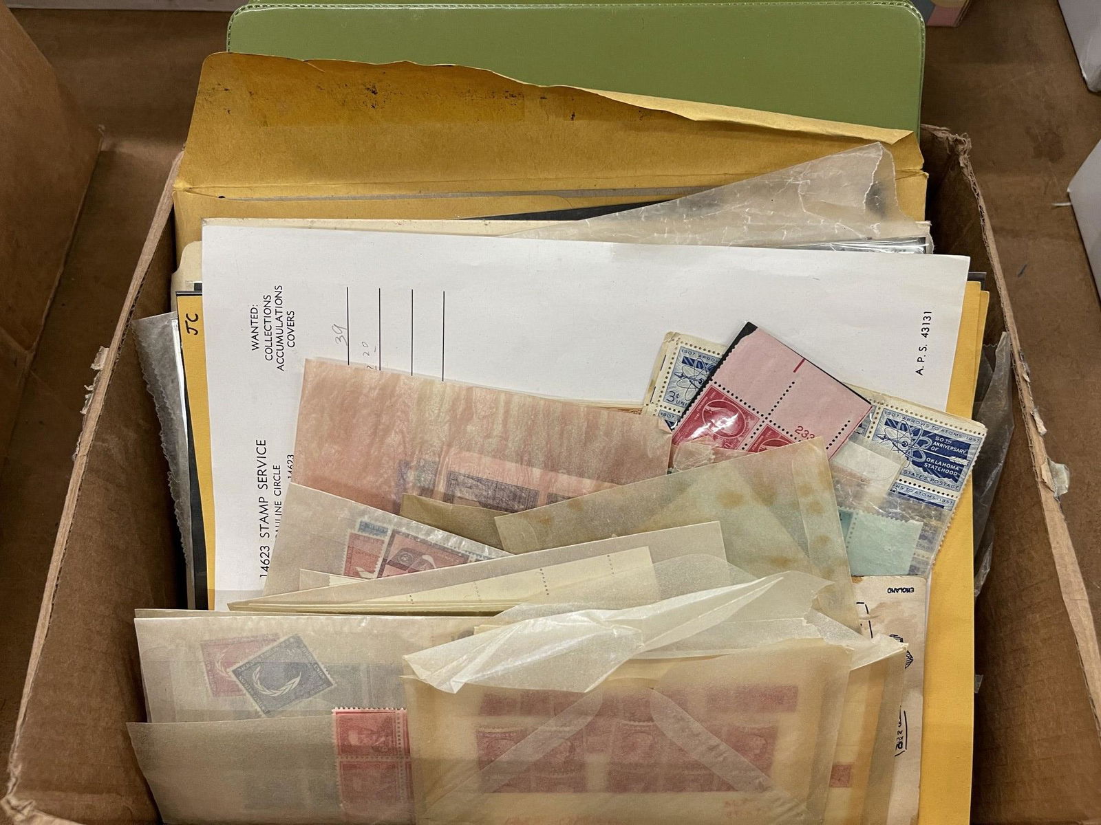 Box Lot of Mint US Blocks & Sheets (1 of 14)