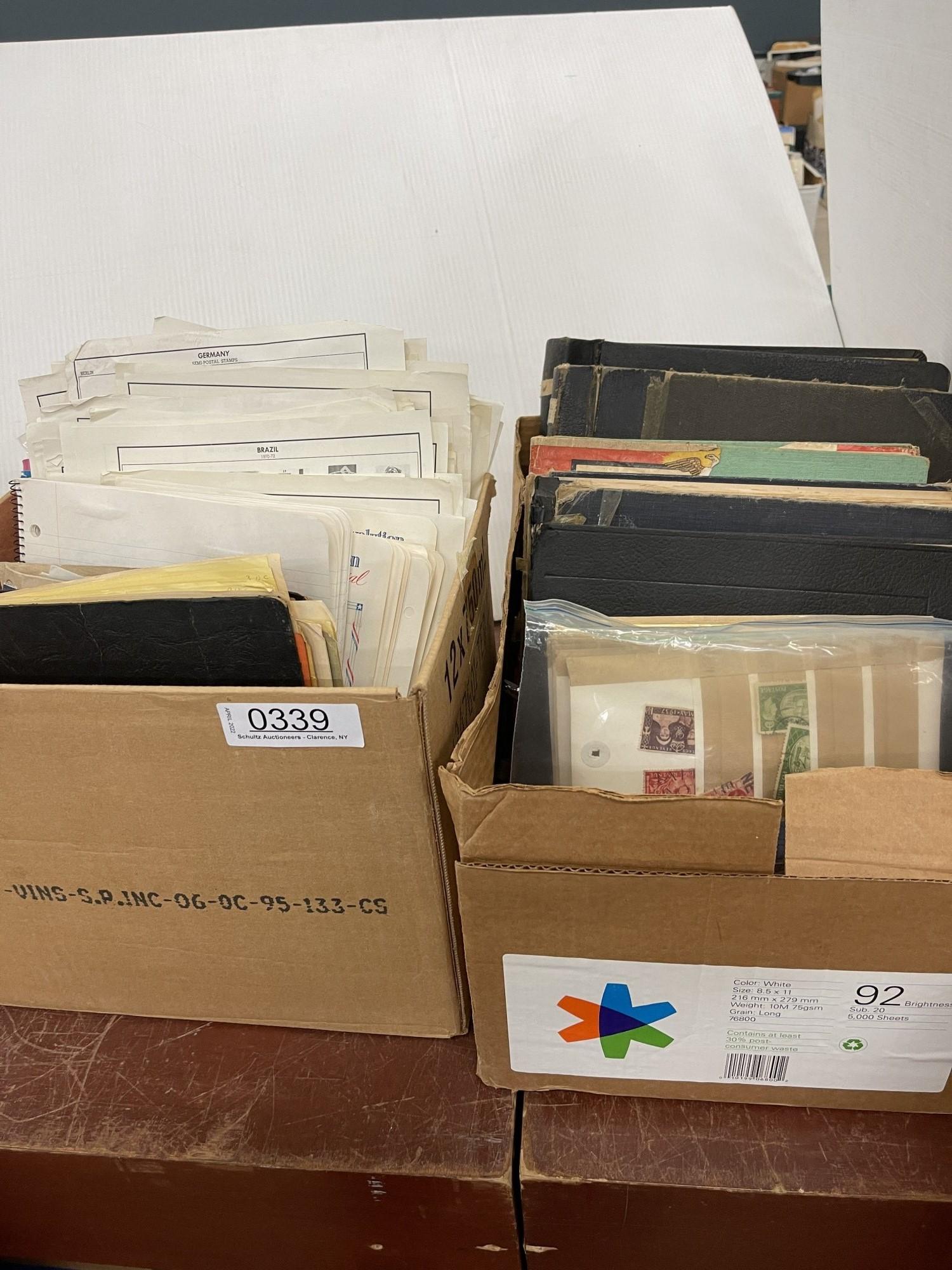 2 Boxes of US and Foreign Stamps (1 of 20)