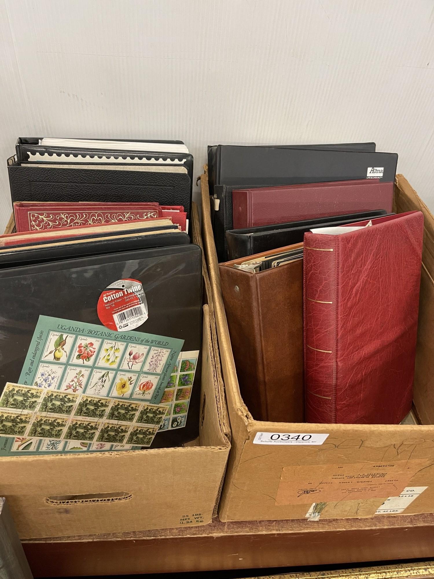 2 Boxes Binders US and Foreign Stamps (1 of 20)