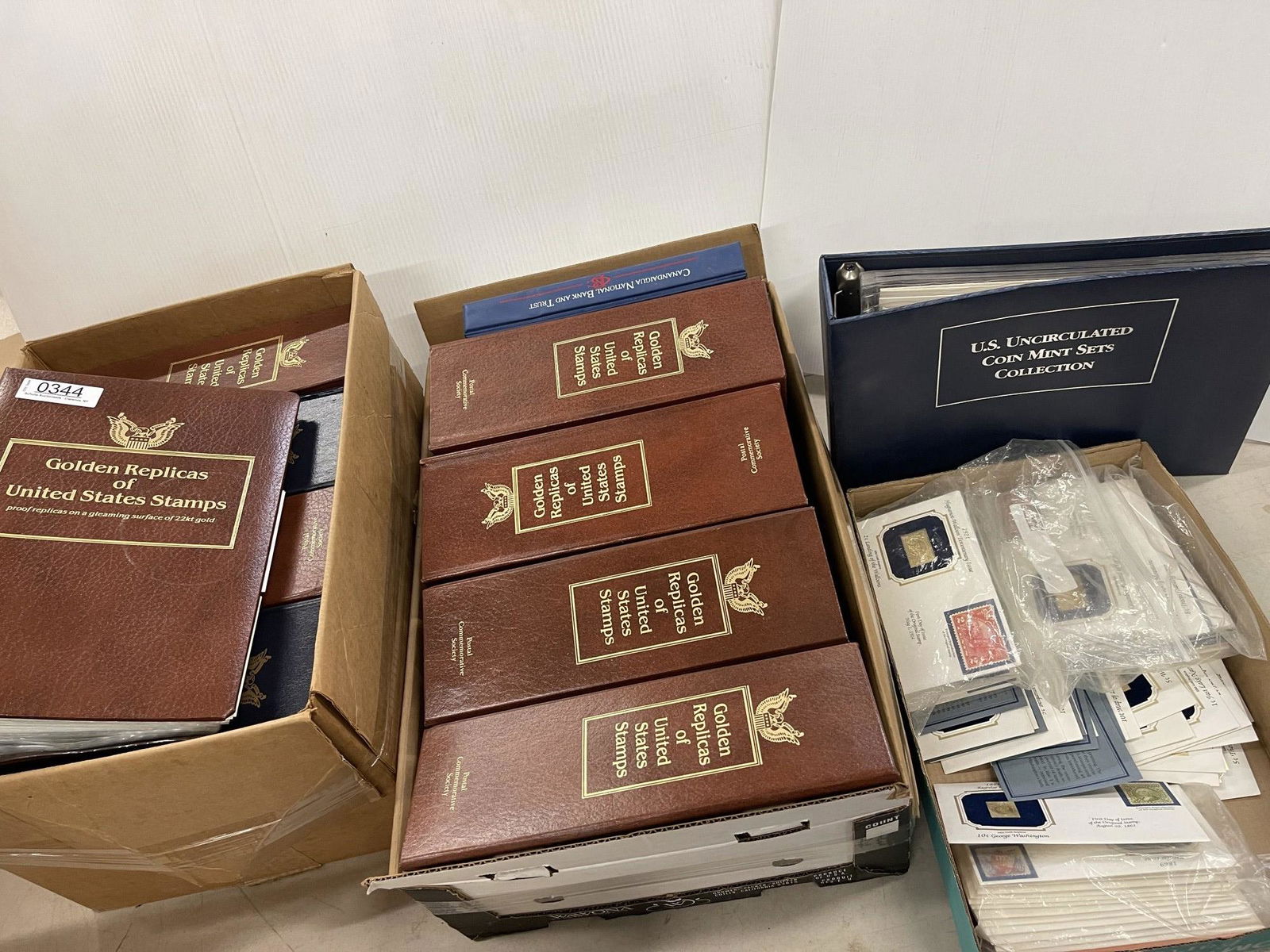 Lot of Binders + Loose Golden Stamp Replicas etc (1 of 7)