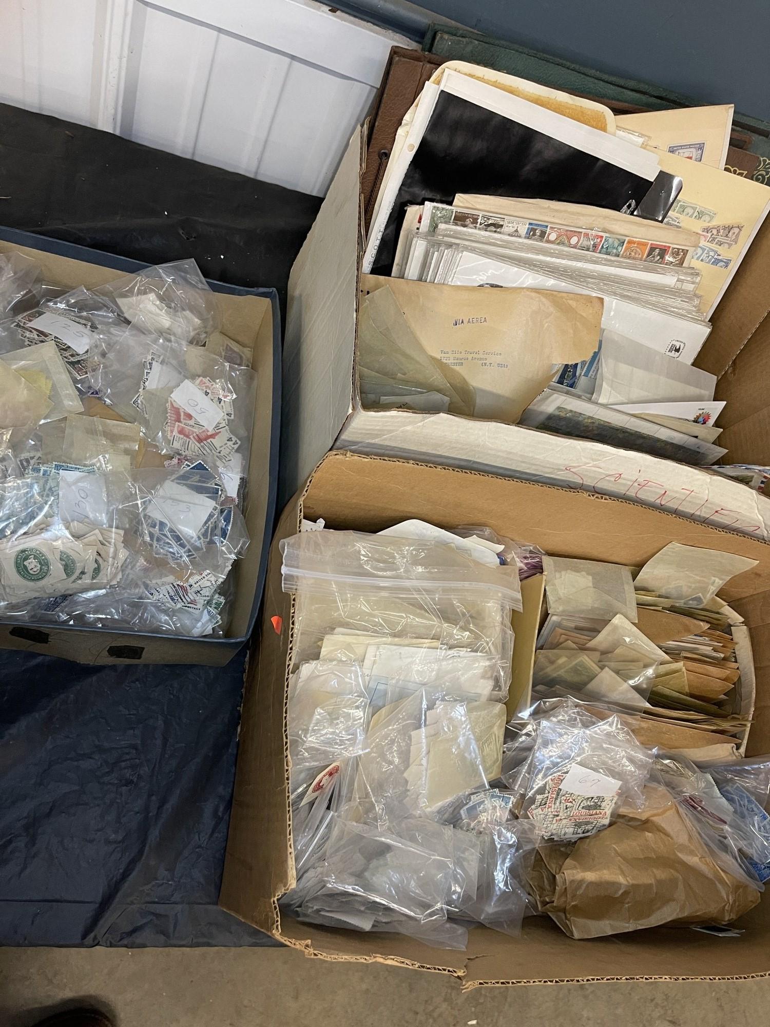 2 Boxes Used Stamps and Cancels (1 of 18)