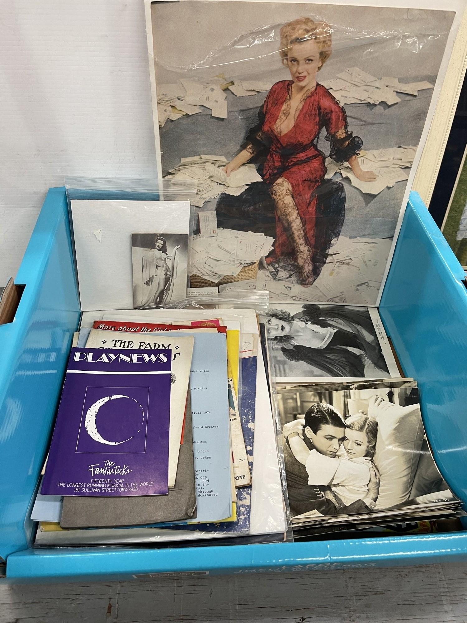 Ephemera Lot incl Movie Stills, Magazines, etc (1 of 4)