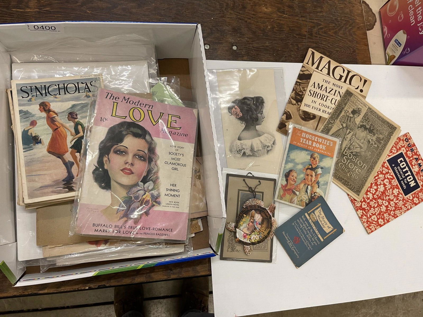 Mixed Ephemera Lot incl. 1925 Magazines, etc (1 of 2)