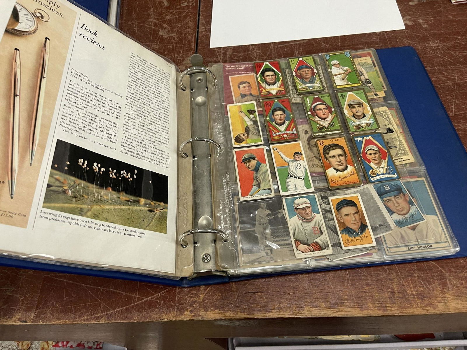 Album of Piedmont Baseball Cigarette Cards (1 of 9)