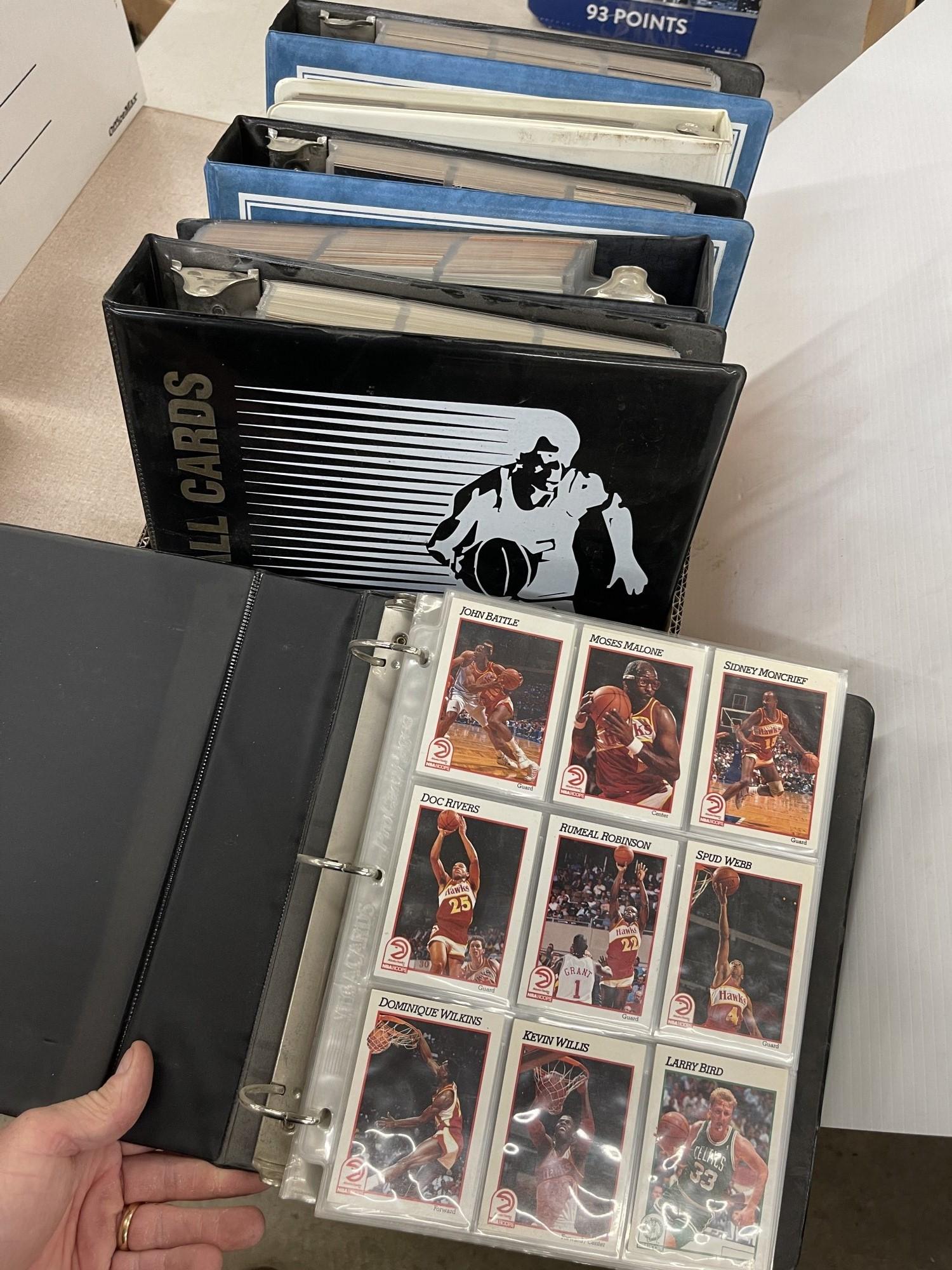 6 Albums 1990s Basketball Cards (1 of 12)