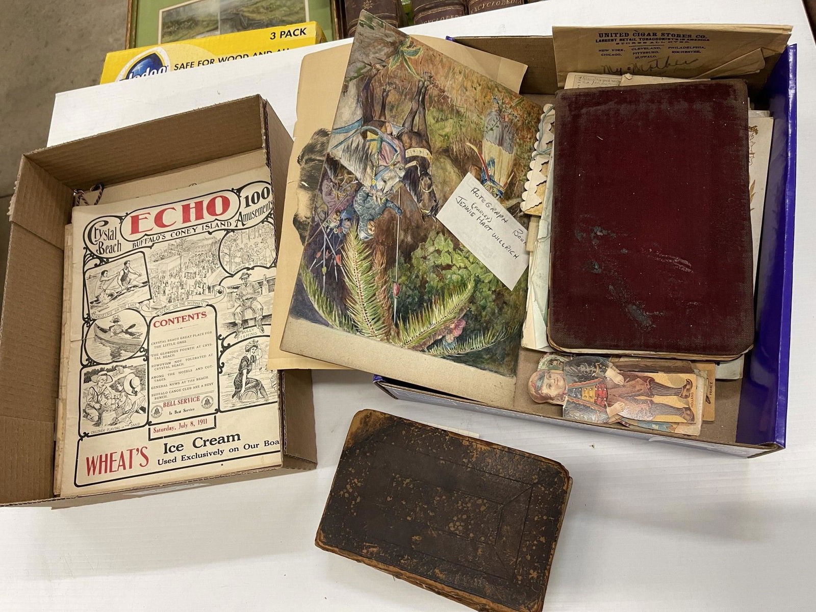 Ephemera Lot incl 1911 Crystal Beach Magazine (1 of 6)