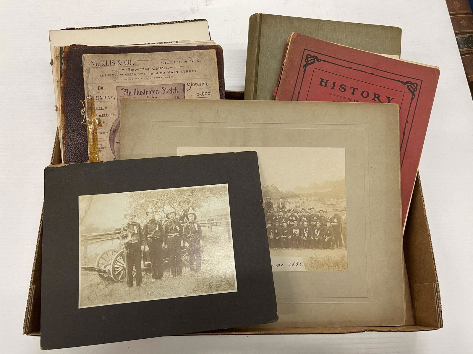 Fireman Lot incl. 1896 Photographs, Book, etc. (1 of 5)