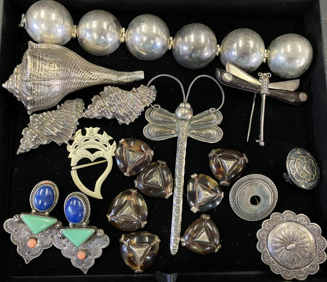 Box Lot of Silver & Other Jewelry (1 of 9)