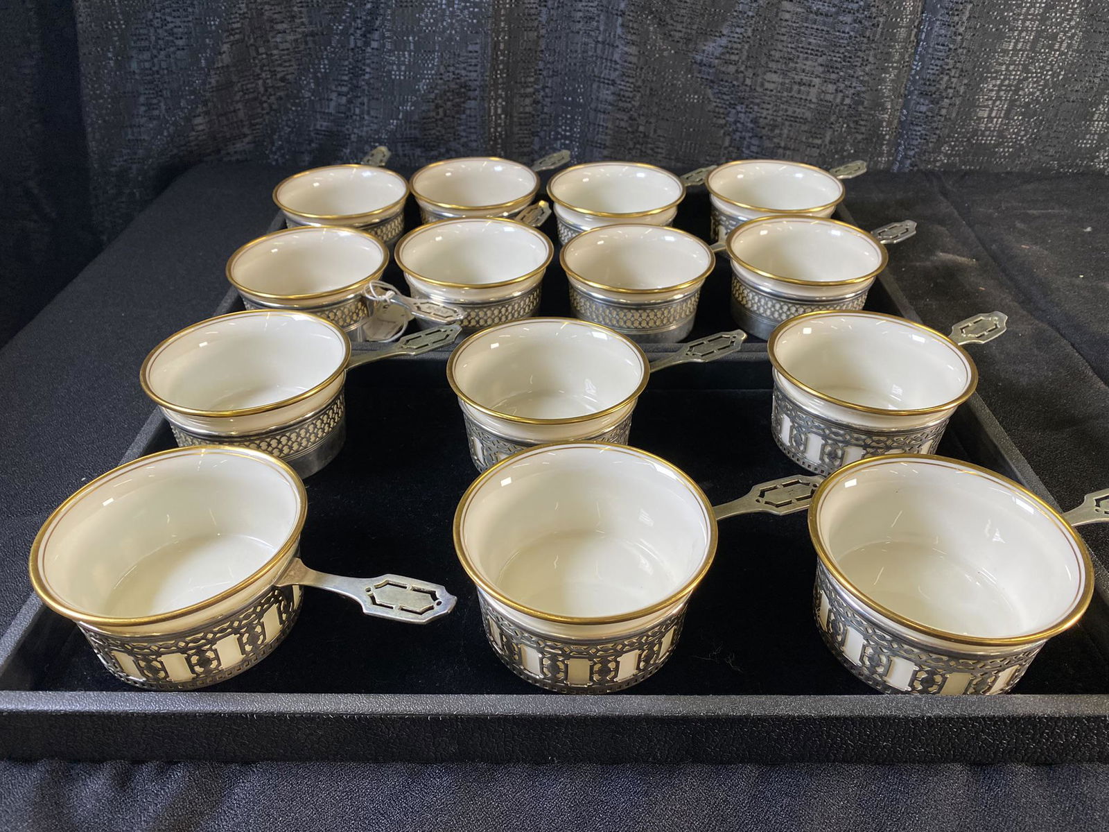 2 Sets of Tiffany Sterling Custards (1 of 11)