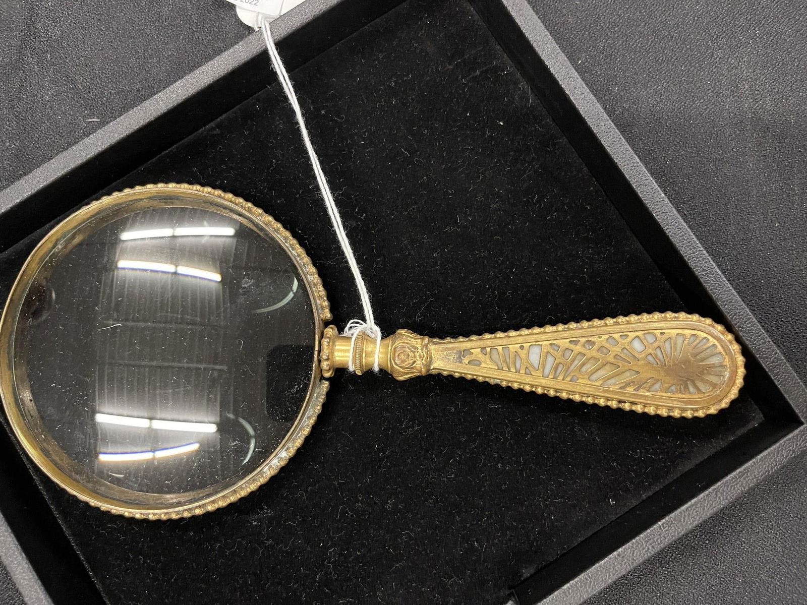 Tiffany Magnifying Glass Signed Tiffany Studios (1 of 4)
