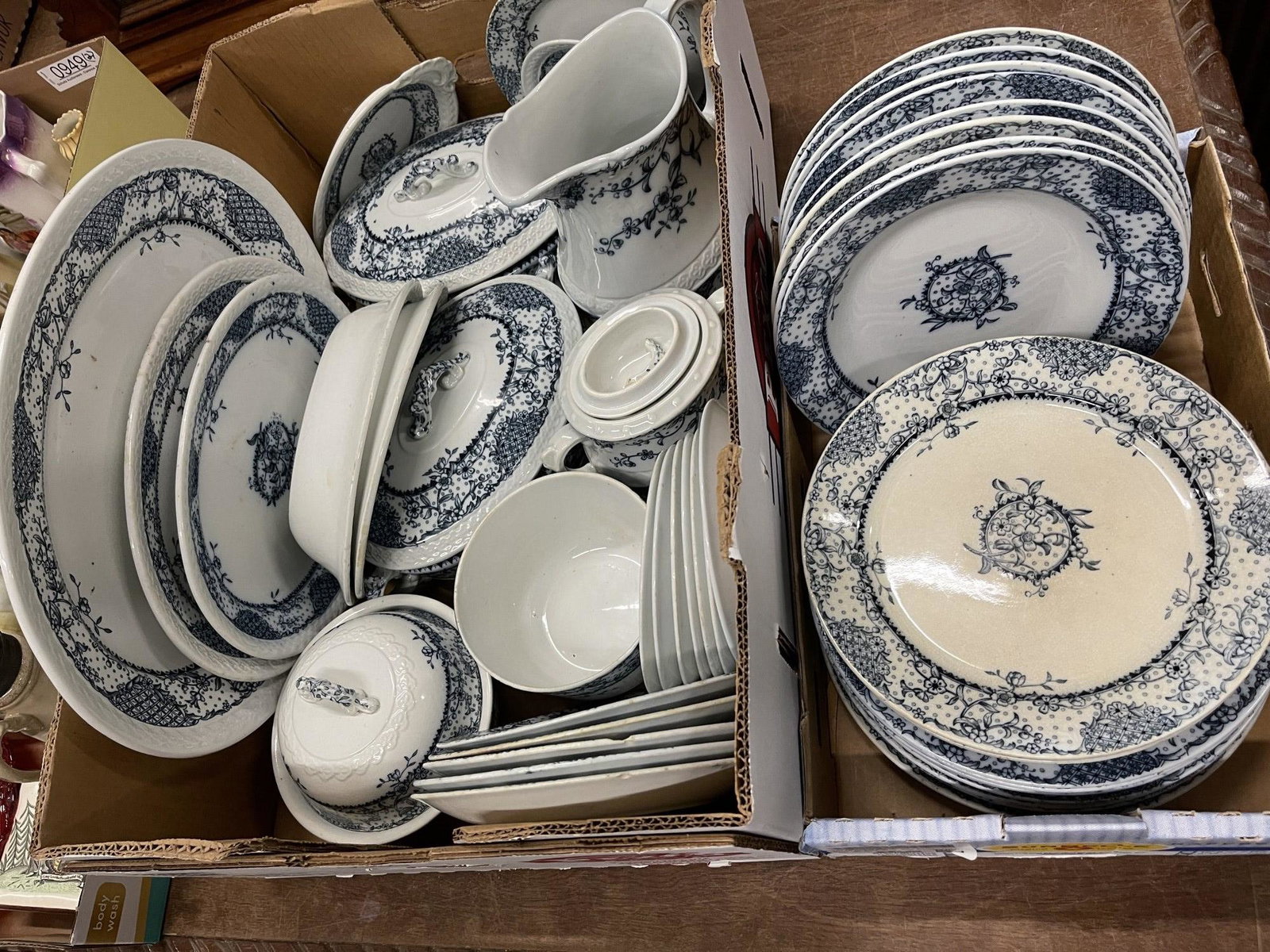 Large Set of Ironstone China Marked Wedgwood (1 of 3)