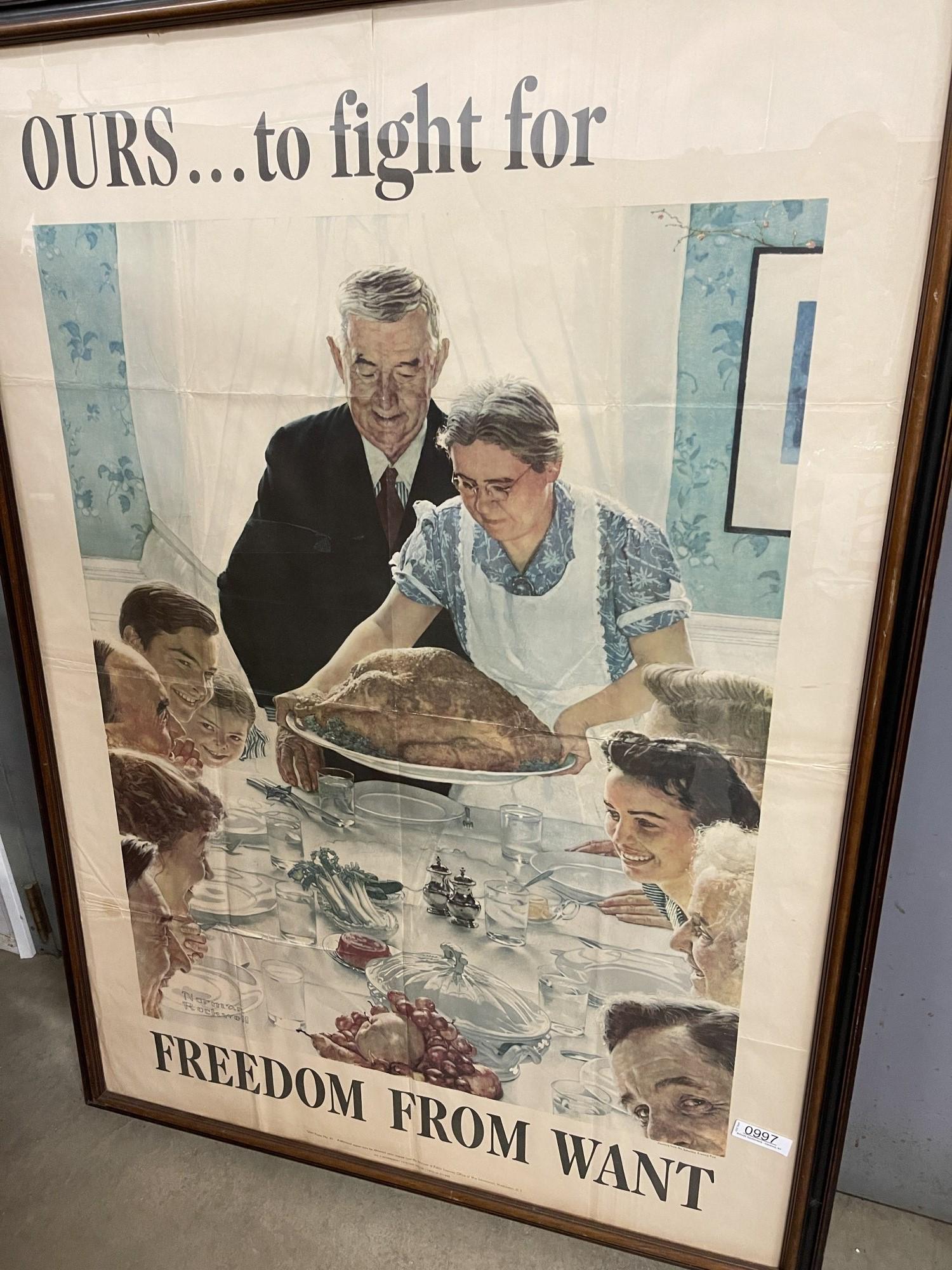 WWII Norman Rockwell Print (1 of 2)