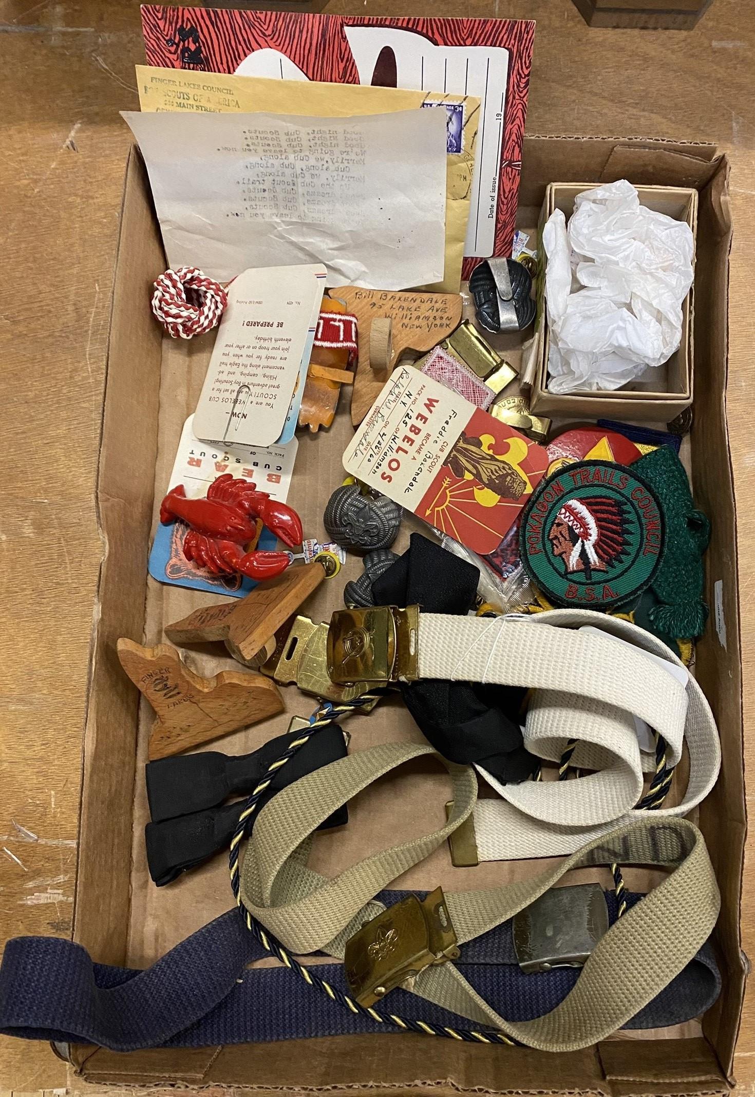 Group of Boy scout Items incl. Belts, etc (1 of 12)