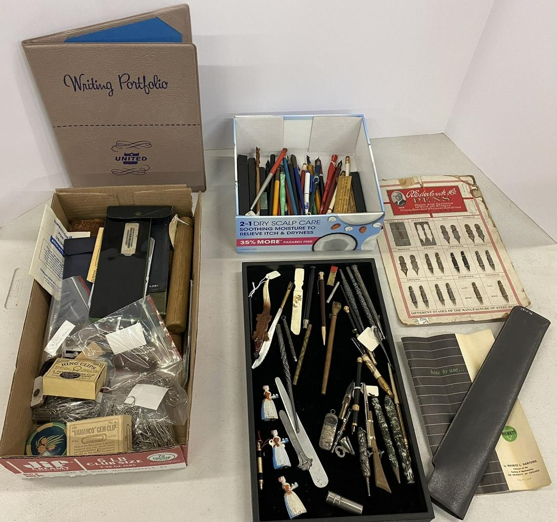 Mixed Lot of Fountain Pens, Pencils, etc. (1 of 7)