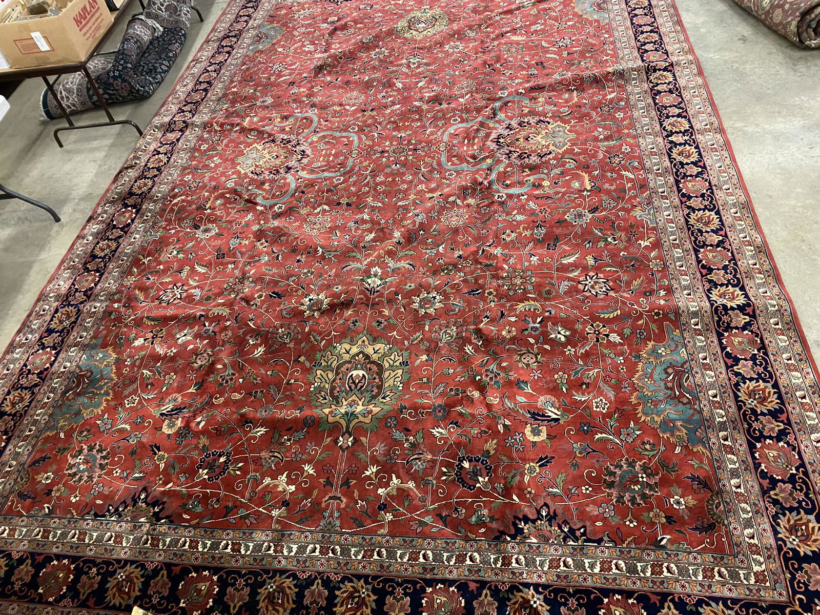 Oversize Handmade Oriental Rug Apr 30, 2022 Schultz Auctioneers in NY