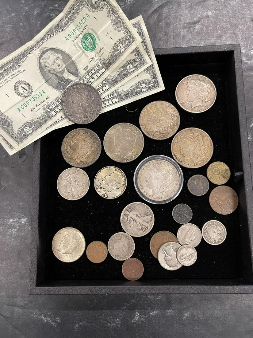 Group of Coins & $2 Bills, etc. (1 of 4)