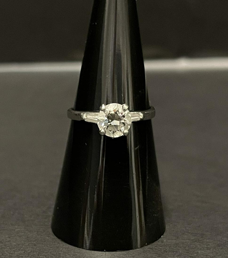 Approx. .75 ct Diamond Ring in Platinum Setting (1 of 10)