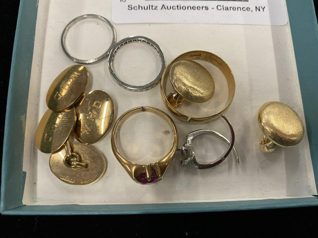 Lot of 14k, 18k Gold and Some Platinum (1 of 2)